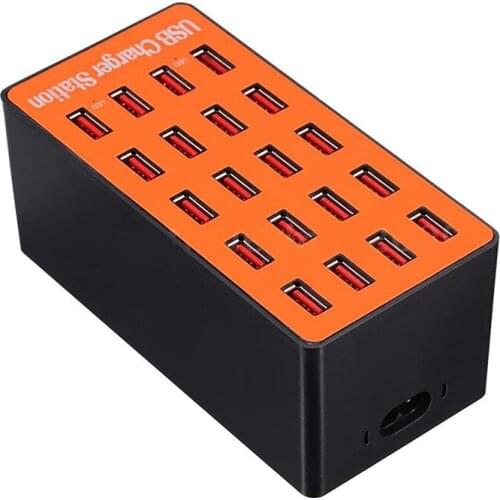 USB Smart Charger 20 Ports Hub Fast Charging Station Power Adapter Universal for Phone iPhone 8 Plus X iPad Huawei