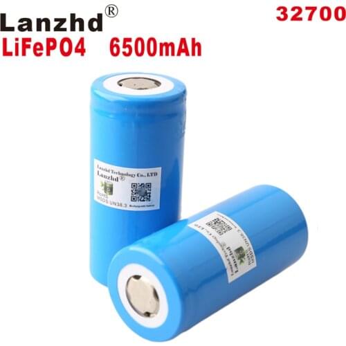 1-10PCS) 3.2V 32700 6500mAh LiFePO4 Battery 35A 55A High Power Maximum Continuous Discharge battery