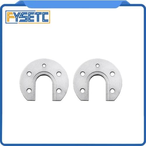 1PC V5 V6 Aluminum Mount Plate U-shaped For Hotend J-head Hot End For Part Aluminium U shaped 3D Printer