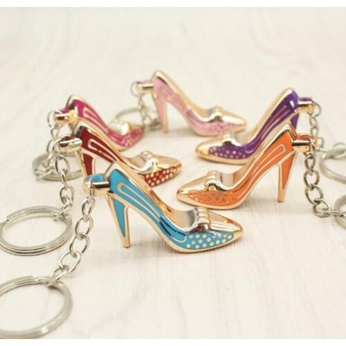 20Pcs Acrylic High-Heeled Shoes Keychain, Simulation Pendant Key Ring, Promotion Gift, Personality, Creative Gift