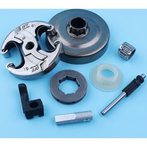 .325" 8T Clutch Drum Needle Bearing Rim Sprocket Oil Pump Kit For Jonsered CS 2141 2145 2150 Chain Saw