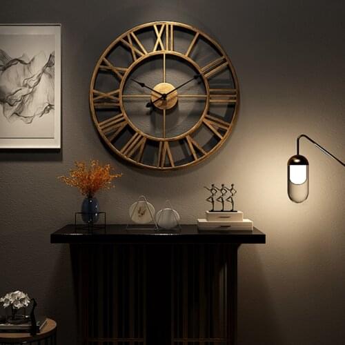 3D Wall Clock Quartz Design Non-ticking Silent Home Office School Wall Clock 60x60cm