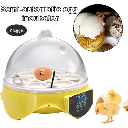 7 Eggs Incubator Chicken Ducks Egg PID Automatic Hatcher intelligent Temperature Control Hatching Machine US/UK/EU/AU Plug