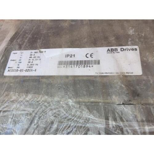 ACS510-01-025A-4 11KW 380V inverter , used in good condition . 80% appearance new , good working , free shipping