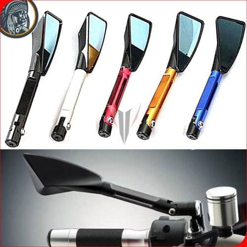 Aluminum CNC motorcycle Side mirror rearview accessories Fits For Kawasaki Z1000 Z800 Z750 EX-300