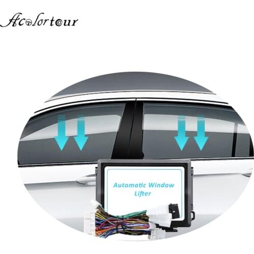 For Nissan Tiida 2011 Sylphy 2012 Car Automatic Lift Closer Windows Device Remote Four Window Lock Pause Switch Accessories