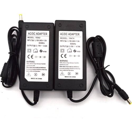 Power Supply AC Adapter 19V 3.42A 4.74A Notebook Charger Desktop Laptop 19 Volt Charger Power Adapter Source With EU US UK AU