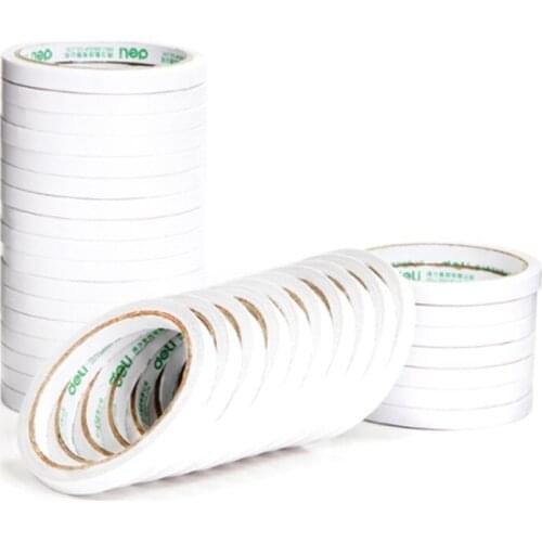 10 Meters Double-sided Tape 5/8/10/12mm Wide And Strong Tape Double-sided Self-adhesive Tape Ultra-thin Office Party Supplies