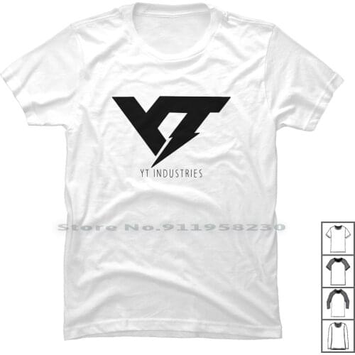 Yt Industries Logo T Shirt 100% Cotton Adventure Downhill Mountain Extreme Sport Bike Ture Port Logo Dust Tri Log