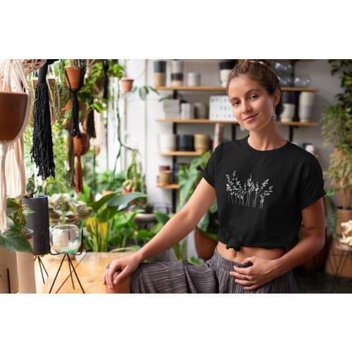 Wildflower t-shirt flower shirt minimalist t-shirt graphic tee nature Women funny tumblr fashion clothes tshirt tops