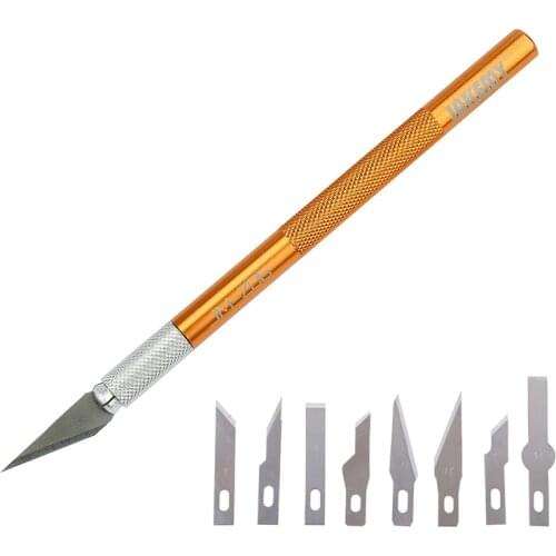 JAKEMY Engraving Pen Knife Sculpture Scalpel Hobby Knife Model Wood Carving Fruit Food Crafts DIY Cutter Set Carpenter Tools