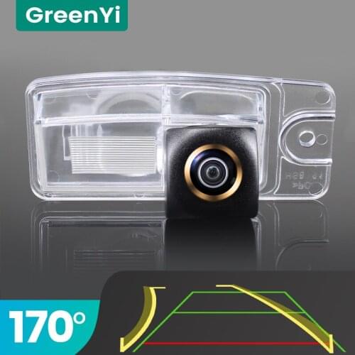 GreenYi Trajectory 170° AHD Car Rear View Camera for Nissan X-Trail X Trail Xtrail T32 2014-2018 Night Vision Reverse 4 Pin