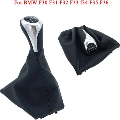 Interior Parts For BMW F30 F31 F32 F33 F34 F35 F36 Car 5/6 Speed Gear Shift Knob Lever Shifter Stick Cover Case Frame Base MT