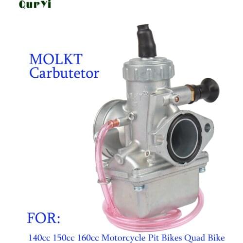 Molkt 26mm Carburetor Carb Carburador For YX ZS 140cc 150cc 160cc Dirt Pit Bike Horizontal Engine Spare Parts