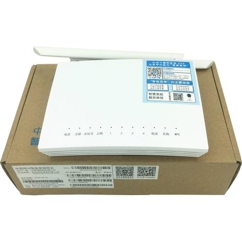 LANLIFANG 100% New ZXHN Gpon KN8346M 1GE+3FE ONU AND 4 Wlan +2.4g WIFI+1TEL+WPS +USB ZTE Epon ONT Router upc Home fiber