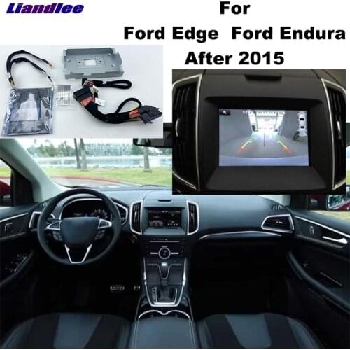 Liandlee Parking Camera Interface Reverse Back Up Park Camera Kits For Ford EDGE Endura 2015~2018 Original Display Upgraded