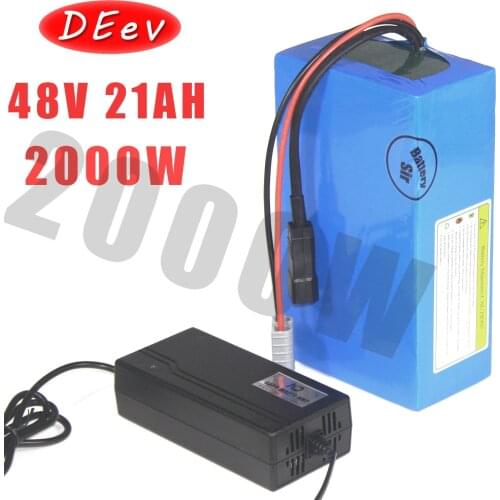 48V 20AH 2000W Electric Bike Lithium Battery with 50A BMS 5A Charger 48V Battery