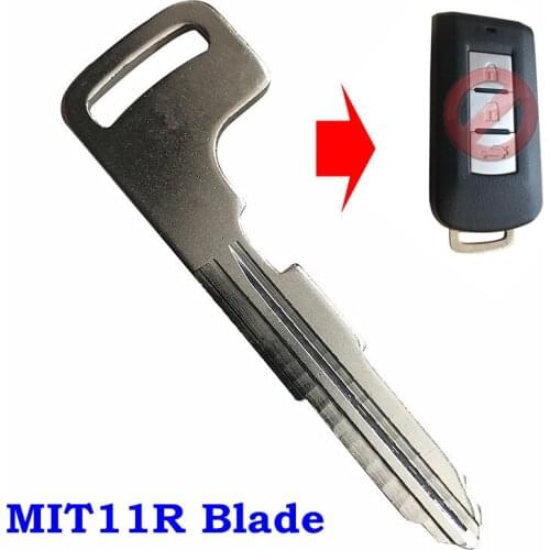 Key Blade Smart Small For Mitsubishi Lancer Outlander Eclipse smart Remote key Emergency Key Blade MIT11R Blade