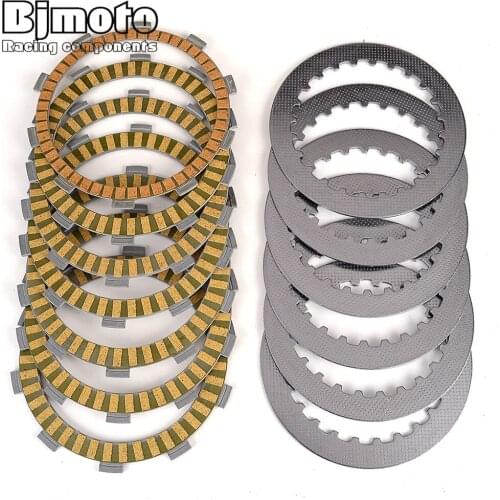 Motorcycle Clutch Friction Plates Disc Set For Honda CB500R 94-03 CBF500 2004-2007 CBR400RR MC29 1990-1994 NV600 Shadow 600