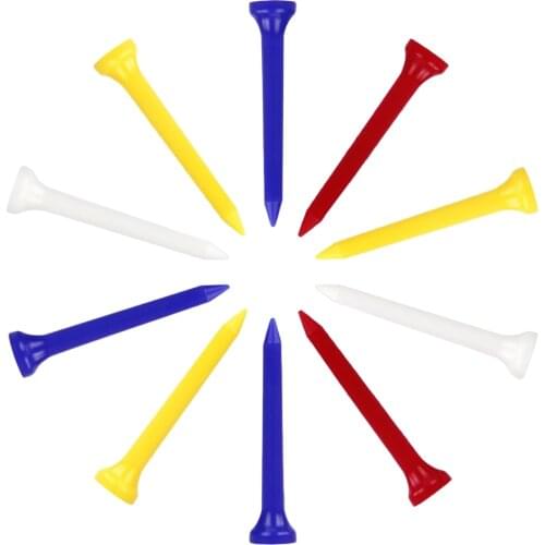 Unbreakable Golf Tees 0.47inch Width Golf Nails Mixed Color for Various Golf Clubs Stronger than Wood Tees