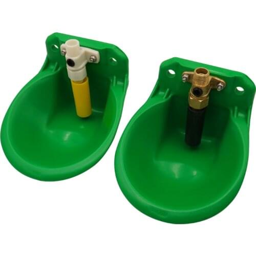 Livestock Cattle Cow Drinker Bowl Replace Plastic Copper Valve Cattle Sheep Dog Animals Drinking Tools Farm Livestock Water Bowl