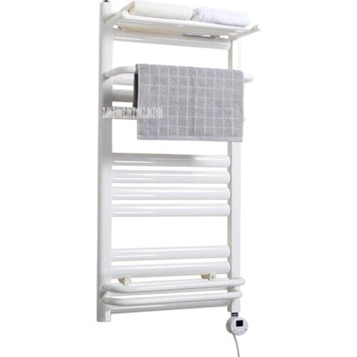QSBL-01 Towel Warmer Low-Carbon Steel Heated Towel Rail Constant Temperature Electric Heating Drying Towel Rack 110V/220V