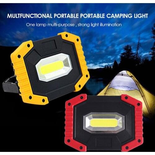 30W COB Led Portable Spotlight Led Work Light Rechargeable 18650 Battery Outdoor Light For Hunting Camping Led Latern Flashlight