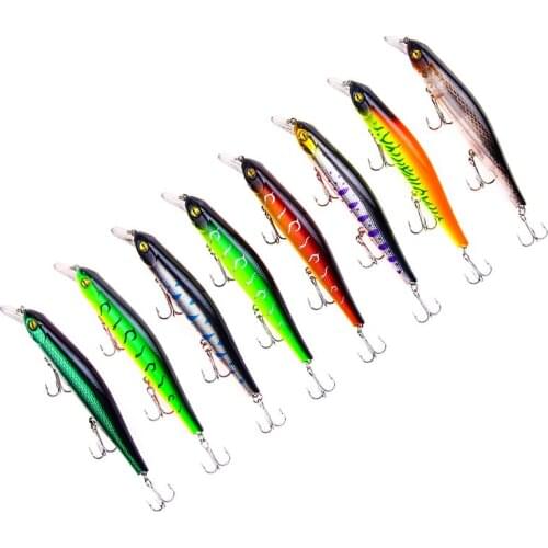 Minnow Fishing lure 12.5CM 17.7G Magnetic weight Sea fishing Floating Pesca Plastic Crank Wobblers Hard Bait Fishing Tackle