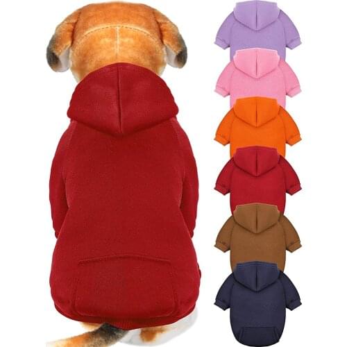 Dog Hoodie Dog Clothes Sweaters with Hat Pet Winter Clothes Warm Hoodies Coat Sweater for Small Dogs Chihuahua Puppy Clothes