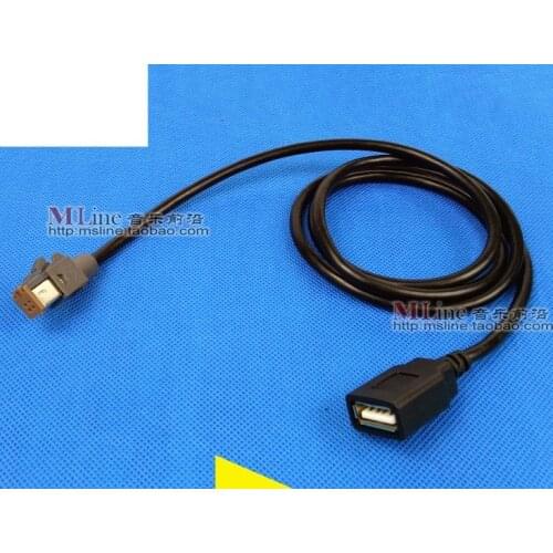 For Subaru Forester XV Outback Legacy flyaudio ER52 PR43 CD player USB cable car USB tail line wire