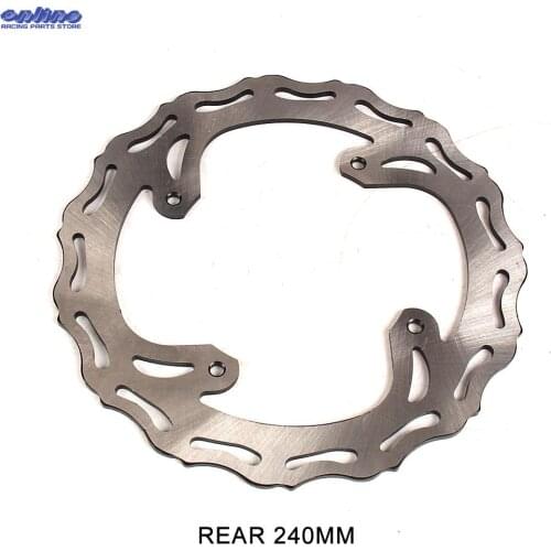 Motorcycle Rear Brake Disc Rotor For Honda CR125R CR250R CRF250X CRF450X CRF R SUPERMOTARD 2004-2015 CRF450R 2002-2016 Dirt
