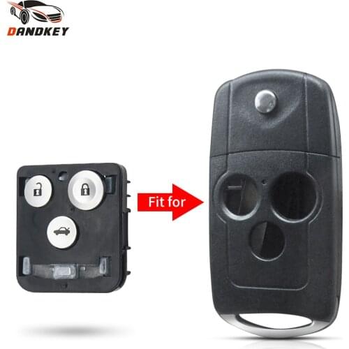 Dandkey Replacement 2/3 Buttons Remote Car Key Pad For Honda Civic Accord Jazz Acura CRV HRV S2000 Accessories