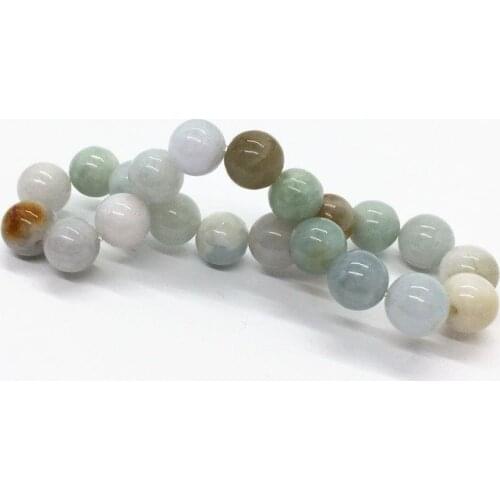 Free Shipping Natural A jadeite bracelet Women 10mm jade bracelet bead good health