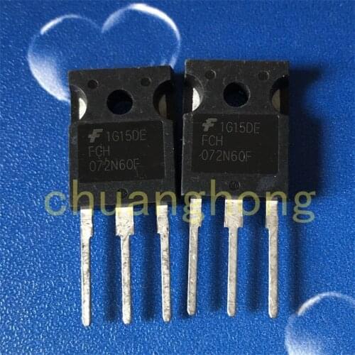 1pcs/lot high-powered triode FCH072N60F original packing new field effect MOS tube TO-247 072N60F transistor
