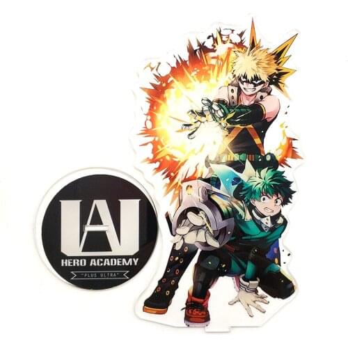My Hero Academia Midoriya Izuku bakugou katsuki acrylic standee figurines desk decoration cake topper anime