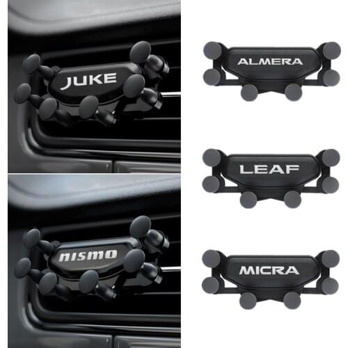 Car Interior Air Vent Clip Mount No Magnetic Phone Holder for Nissan Nismo X-trail Almera Qashqai Tiida Juke navara patrol micra
