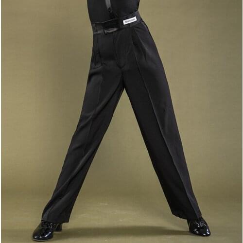 Latin Dance Pants For Boys Professional Ballroom Dance Competition Clothes Rumba Tango Samba Dance Performance Trousers DWY5464