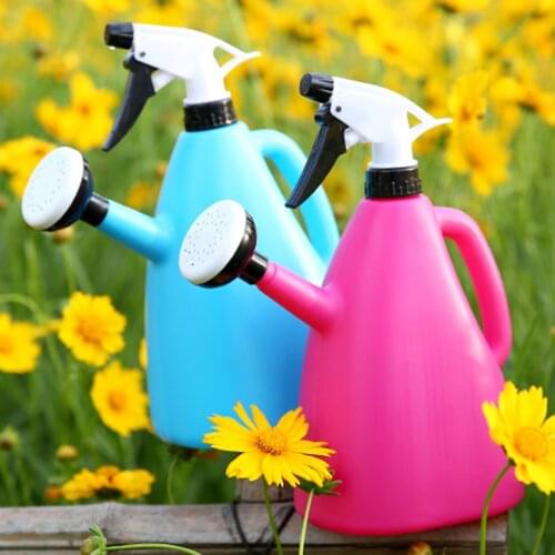 New 1L Watering Can Garden Plants Pressure Spray Water Kettle Adjustable Sprayer Home Plant Pot Bottle Watering Device