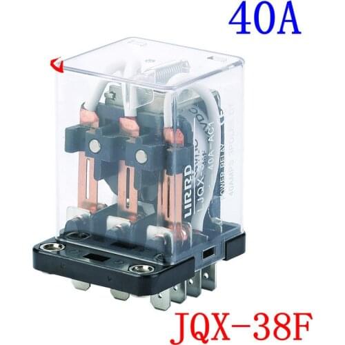 Jqx - 38f High-power Th Relay 24 V / 12 V / Will Electric Current Jqx Wj175 Hhc71b Three open three closed 40A