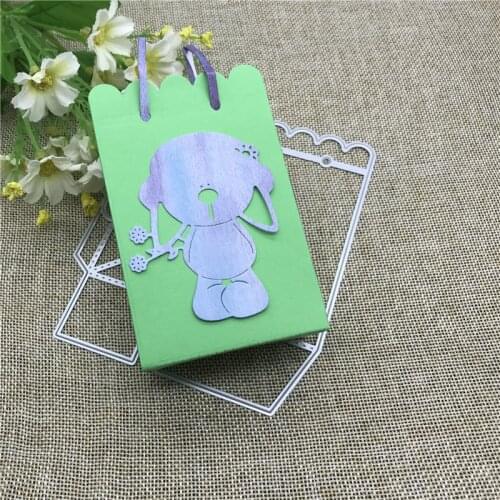 Candy Package Frame Metal Cutting die keychain shaker Heart Paper Key Chain Scrapbook Paper Craft Card Punch Art Knife Cutter