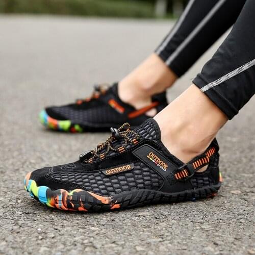 Large Size Aqua Water Shoes Sneakers For Men Women Beach Swimming Shoes Breathable Hiking Upstream Shoes Surfing Sport Yoga Sock