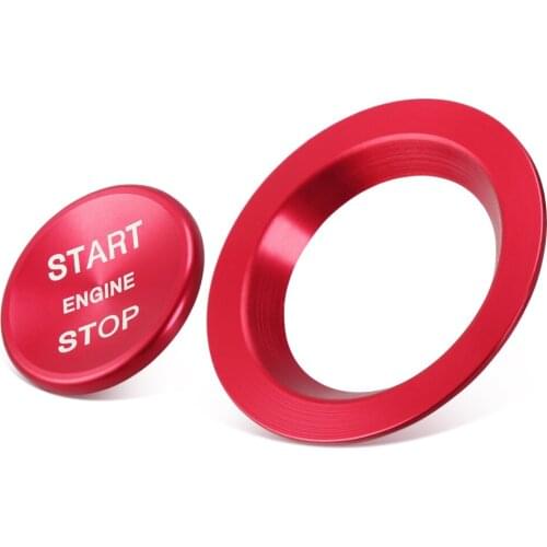 For Land Rover Discovery Sport Evoque Auto Engine Start Stop Button System Cover Car Styling Stickers Ring Case Accessories