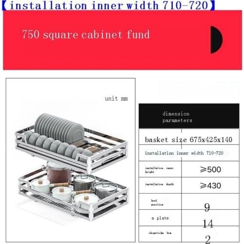 And Storage Keuken Alacena Organizar Armario De Cocina Despensa Pantry Stainless Steel Organizer Rack Kitchen Cabinet Basket