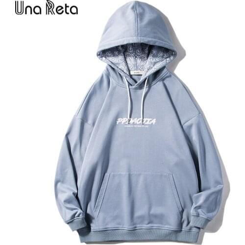 Una Reta Hoodie Men Streetwear New Arrivals Plus Size Hoodies Pullover Tracksuit Harajuku Hip hop Oversized Sweatshirts Man