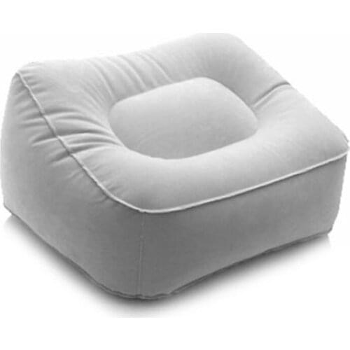 HOT Portable Inflatable Foot Rest Pillow Cushion PVC Air Travel Office Home Leg Up Footrest Relaxing Feet Tool NDS66