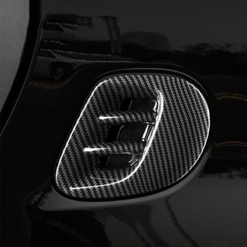 For new Smart 453 Fortwo Rear Air Outlet Decorative Frame ABS Sticker 3D Air Outlet Protection Cover Car Styling Accessories