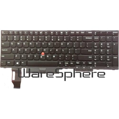 New US Keyboard for Lenovo ThinkPad E580 L580 01YP560 SN20P34095 US Layout