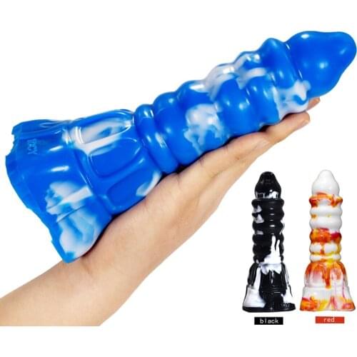 Huge Alien Fantasy Dildo Suction Cup Anal Butt Plug Ass Massager Vaginal Stimualtor Silicone Animal Fake Penis Sex Toy For Women