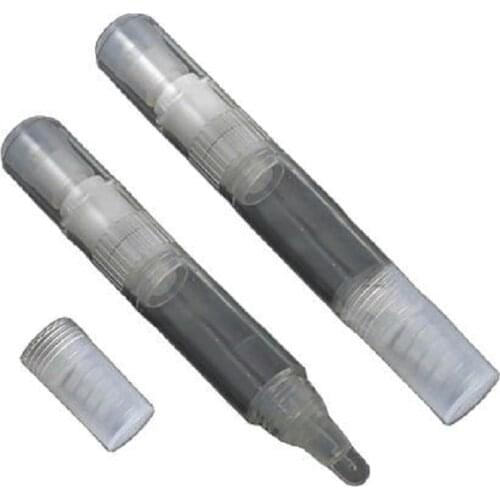 6ML 30pcs/lot Empty Pressed Lip Gloss Container, Clear Plastic Liquid Lipstick Pen, DIY Nailing Oil Tube, Cosmetic Container