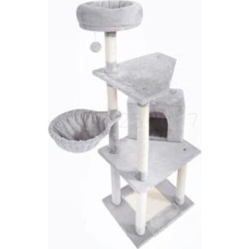 Cat Climbing Frame Cat House Cat Tree Four Seasons Universal Cat Jumping Platform And Grabbing Column Through Skylight Colu